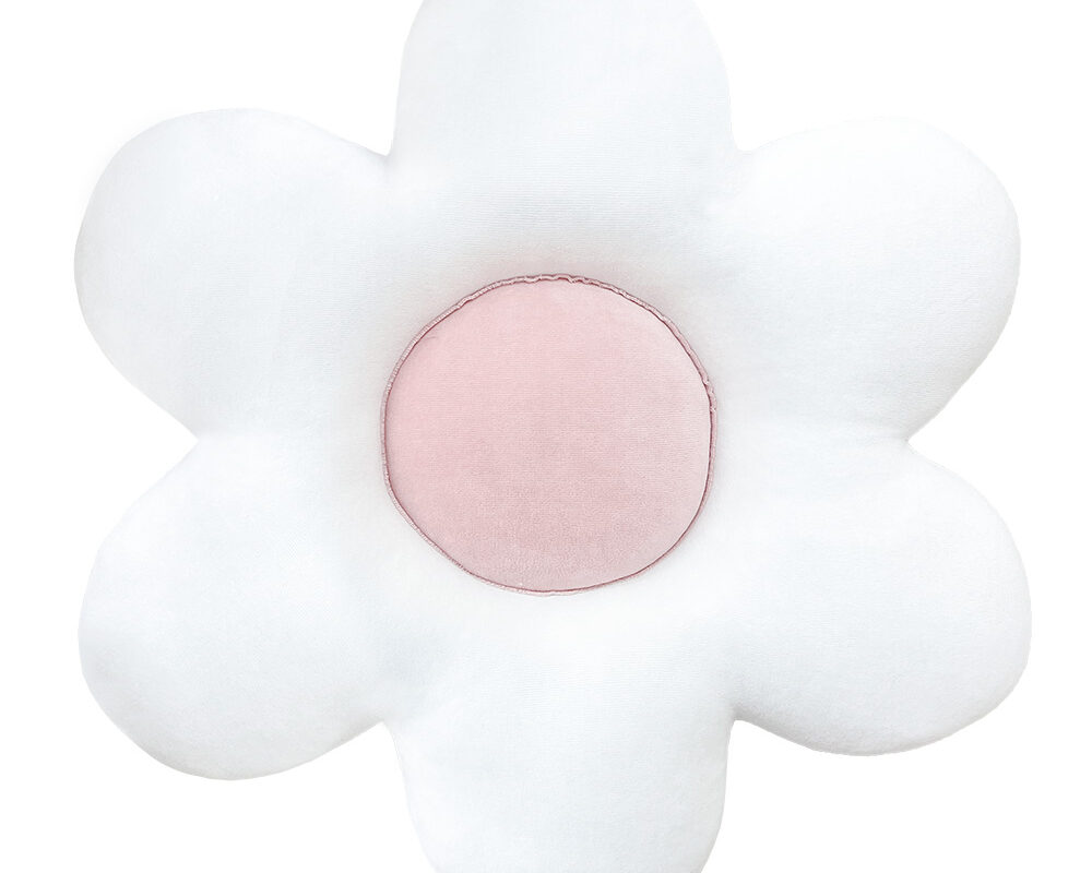 daisy-pillow-white-pudrowy-_-przezroczyste.jpg Kissen aus Samt/weißem Gänseblümchen