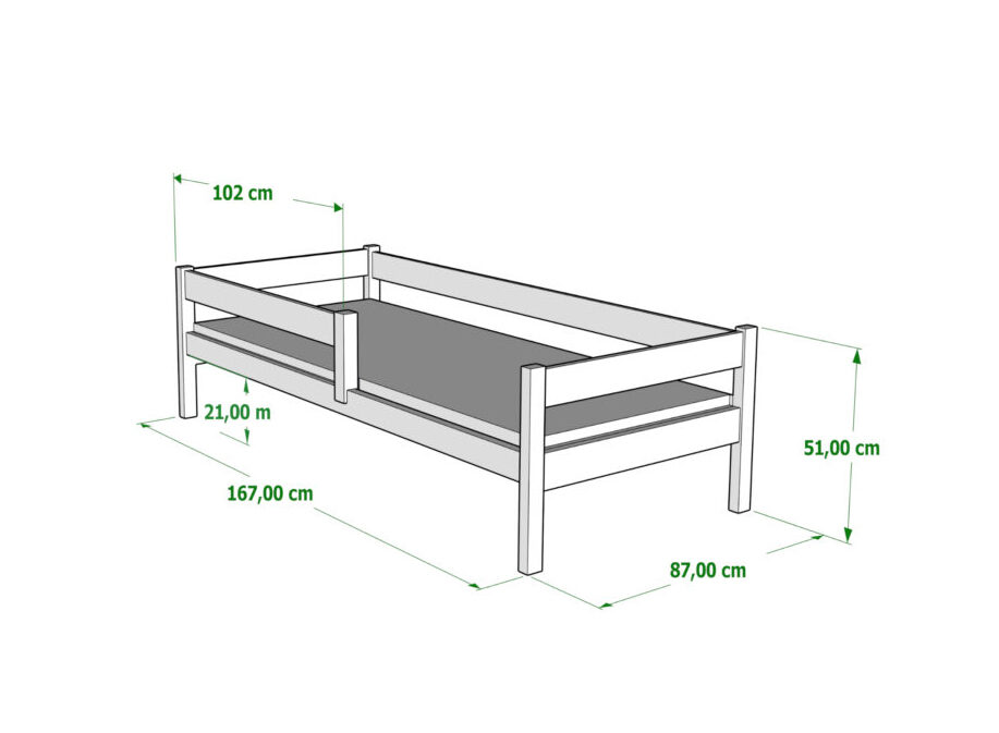 Pawcio-160x80 Kinderbett LEO