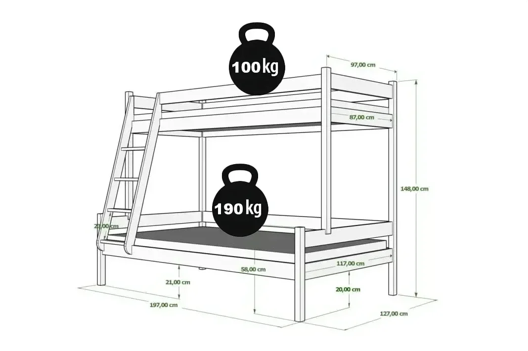 f2-1 Familien Etagenbett