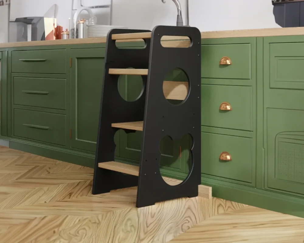 KITCHEN HELPER Teddybär-Muster