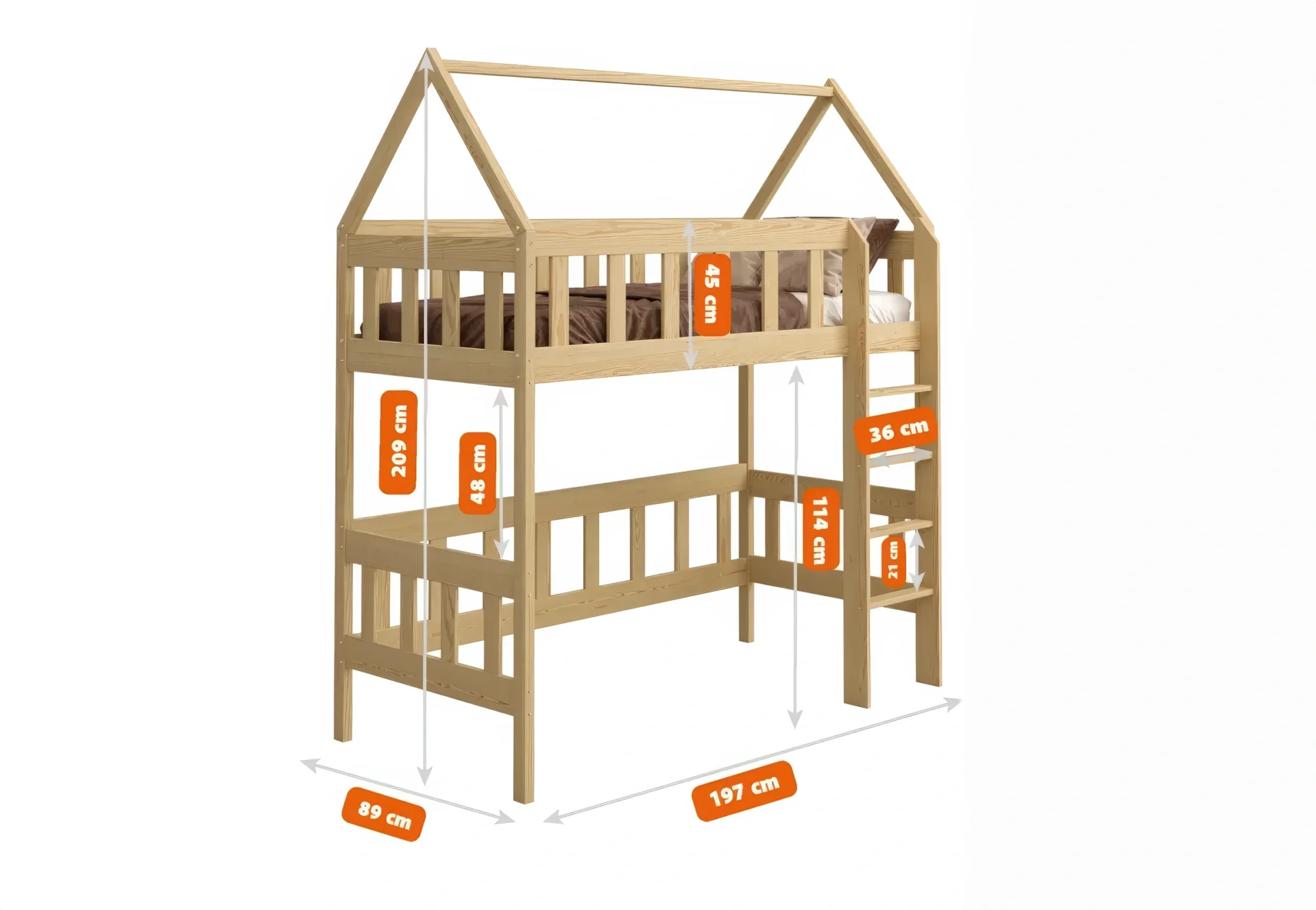 lucia_a Etagenbett für Kinder LUCIA