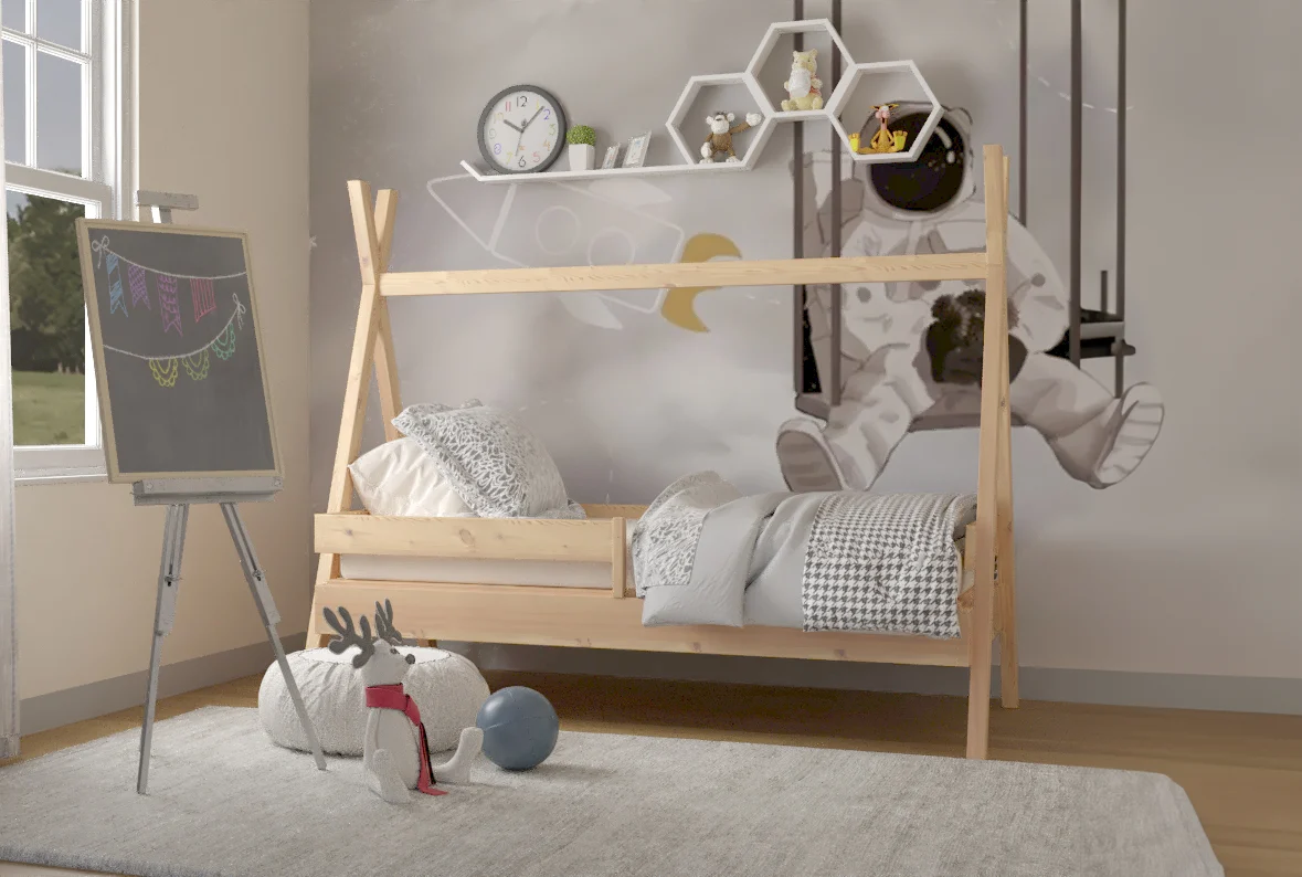 tipiplus2 Tipi PLUS Bett aus Kiefernholz