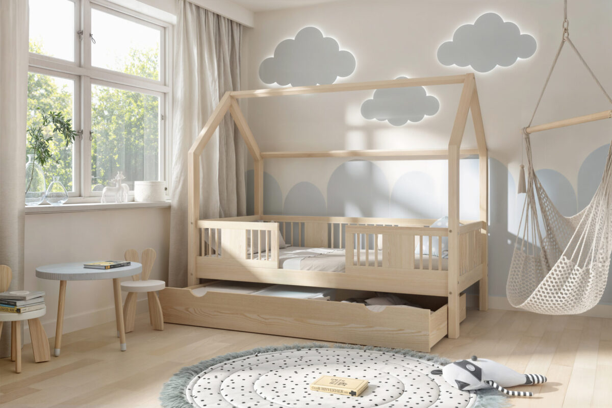 dw2_1 Kinderbett LUMINA mit Schublade