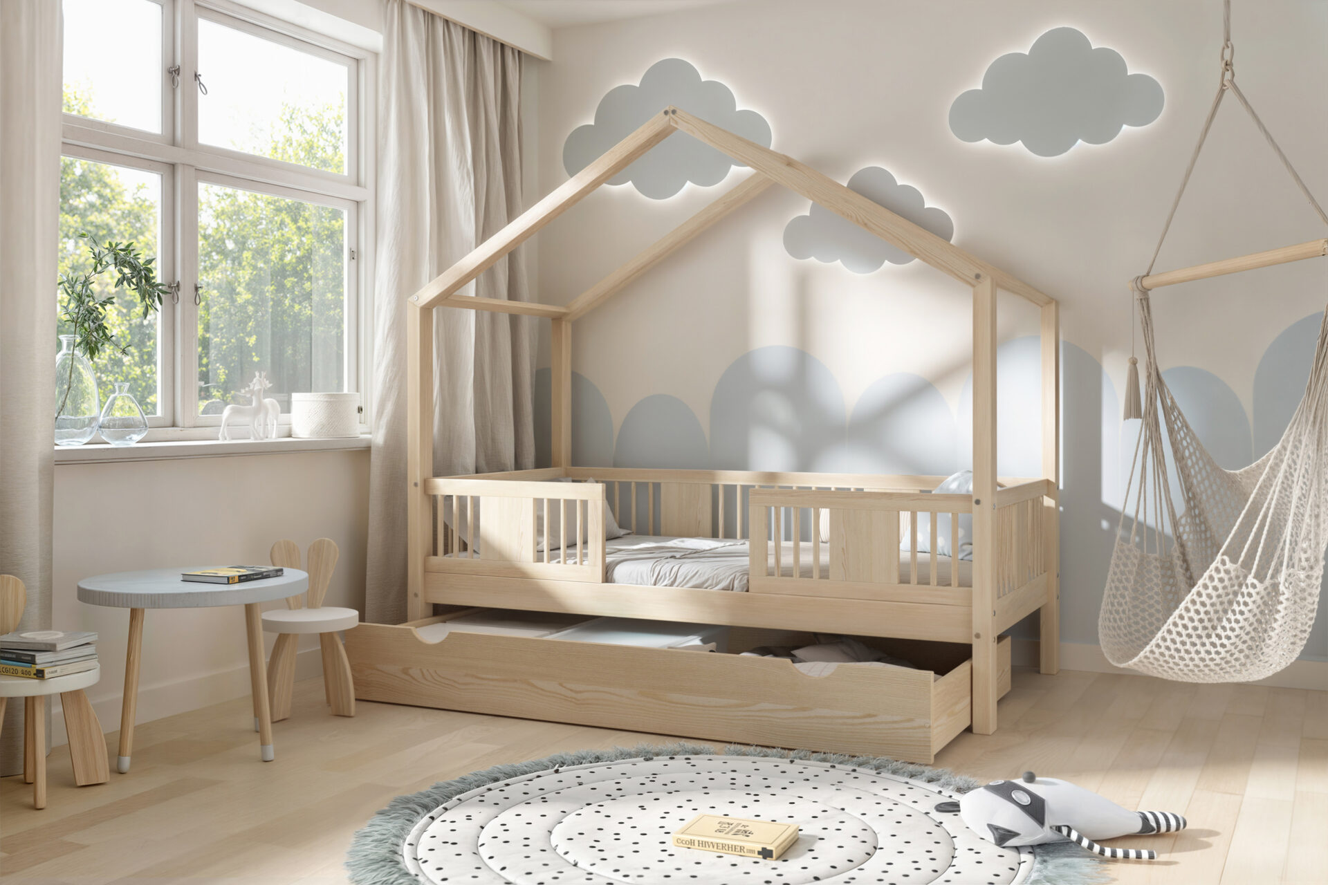 Kinderbett ASTRIA mit Schublade