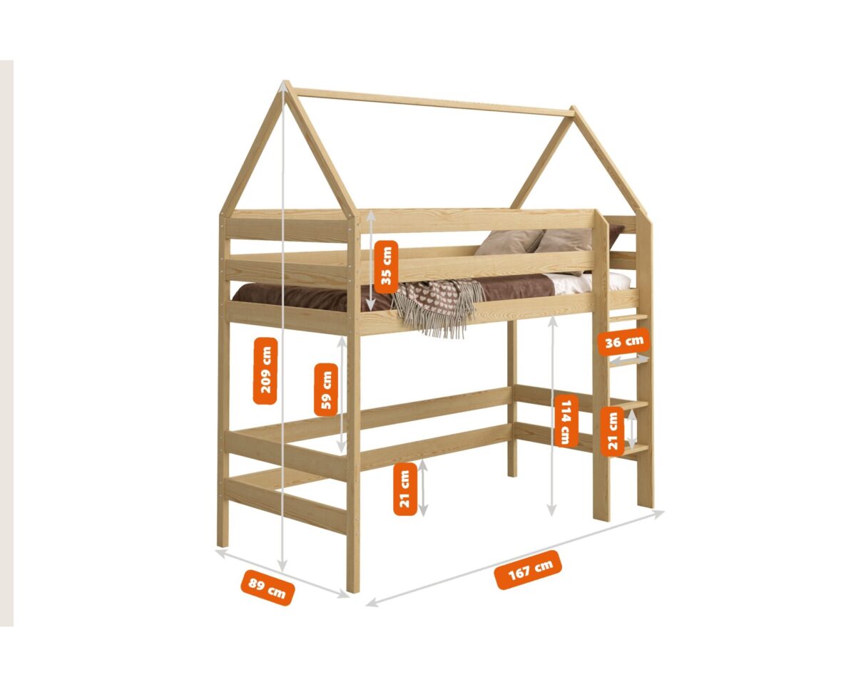 Etagenbett für Kinder ISOTTA