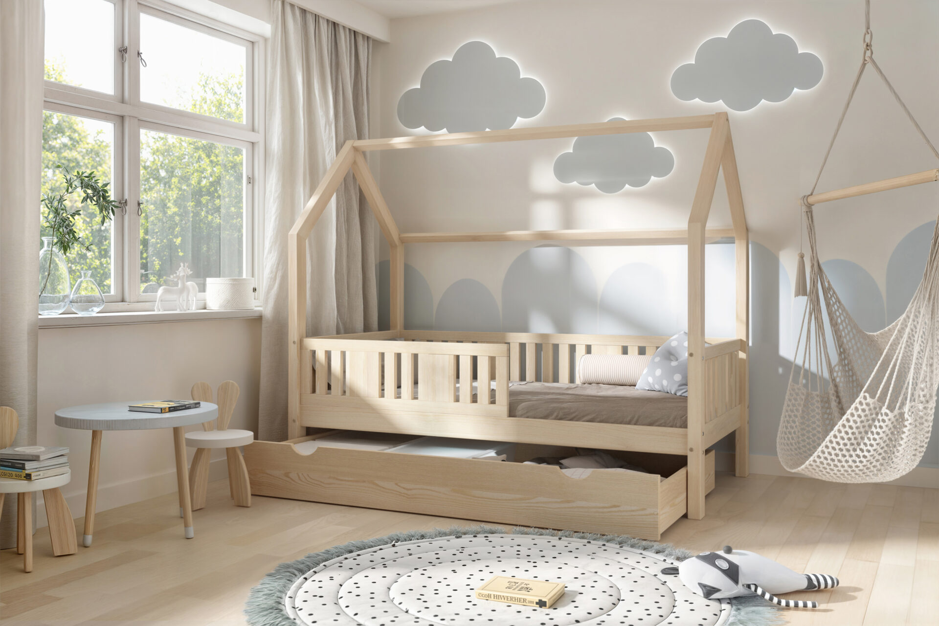 dw1_1_szu Kinderbett STELLIA mit Schublade