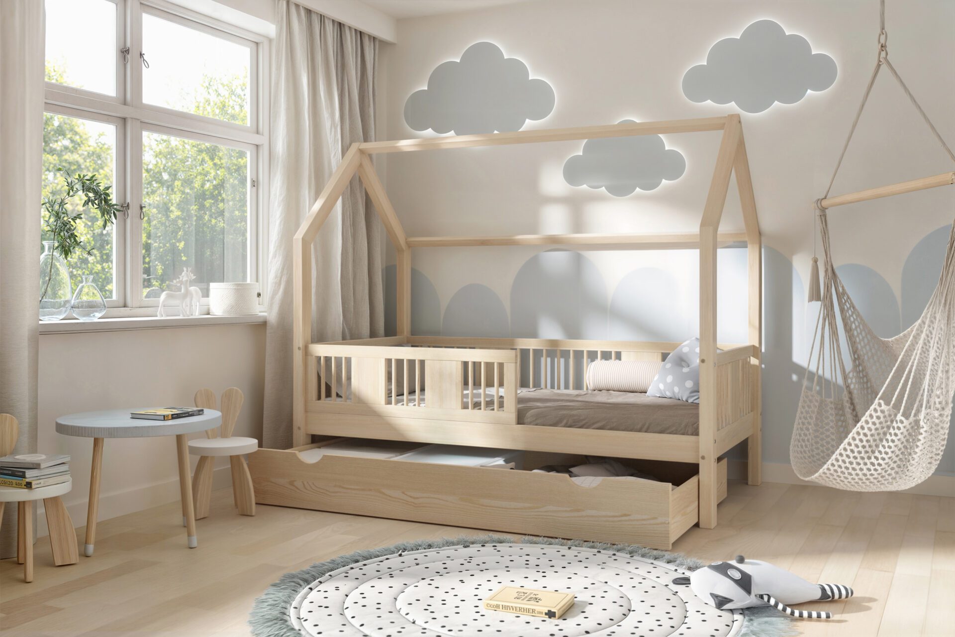 dw2_1_szu Kinderbett LUMINA mit Schublade