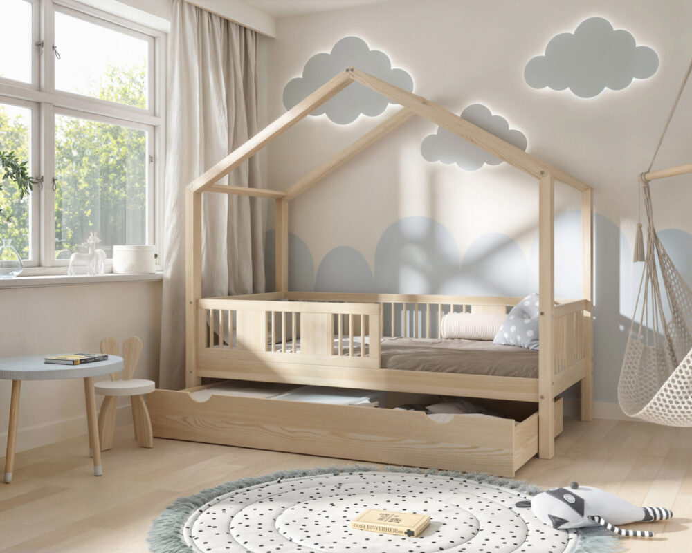 dw3_1_szu Kinderbett ASTRIA mit Schublade