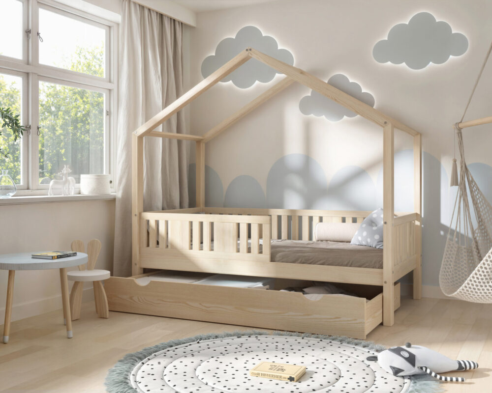 dw4_1_szu Kinderbett LUNETTA mit Schublade