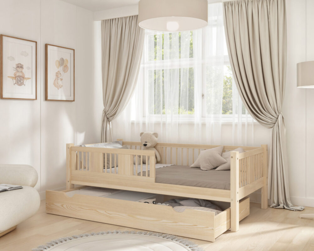 nw2_1s Kinderbett LUNA mit Schublade