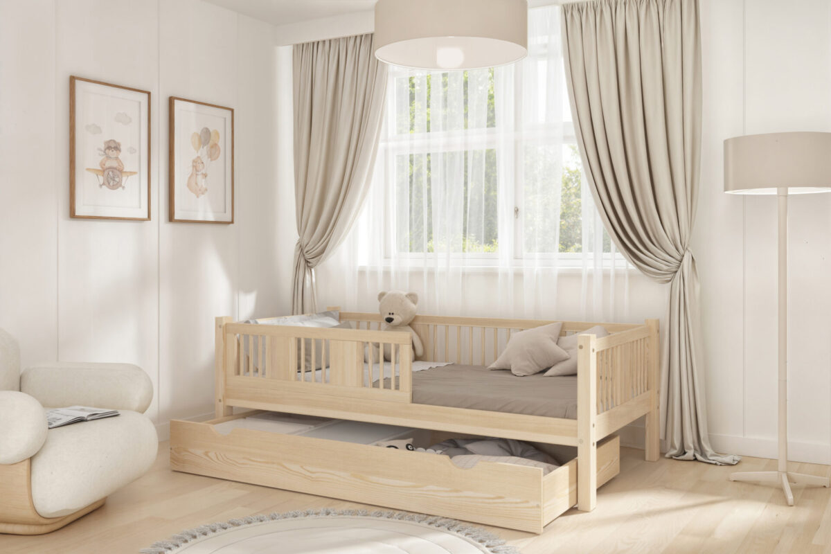 nw2_1s Kinderbett LUNA mit Schublade