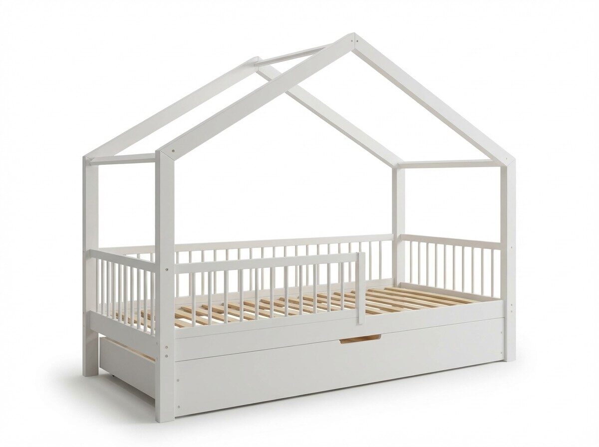 2aBianca_mit_Schublade. Kinderbett BIANCA mit Schublade