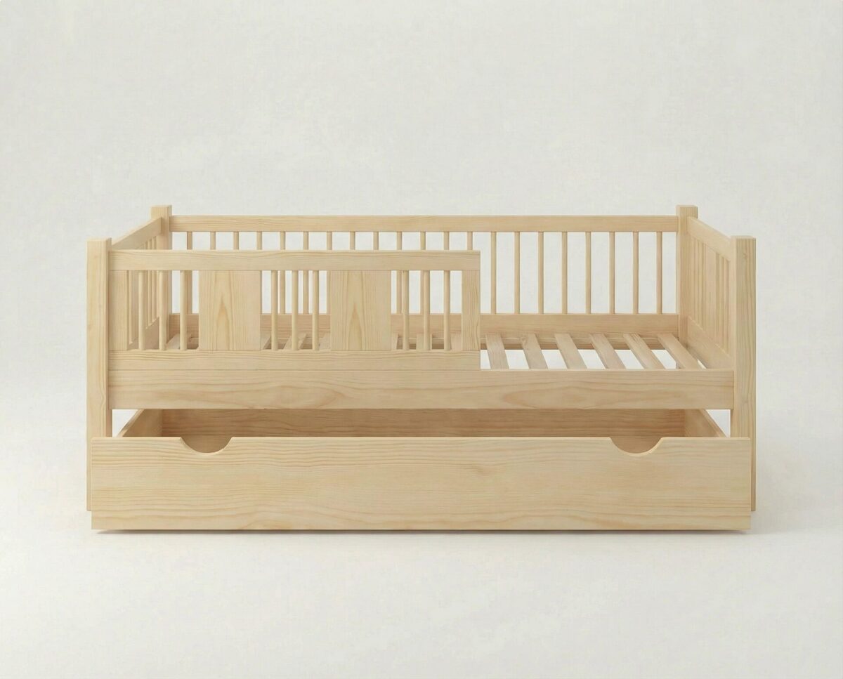 1luna_mi_schublade Kinderbett LUNA mit Schublade