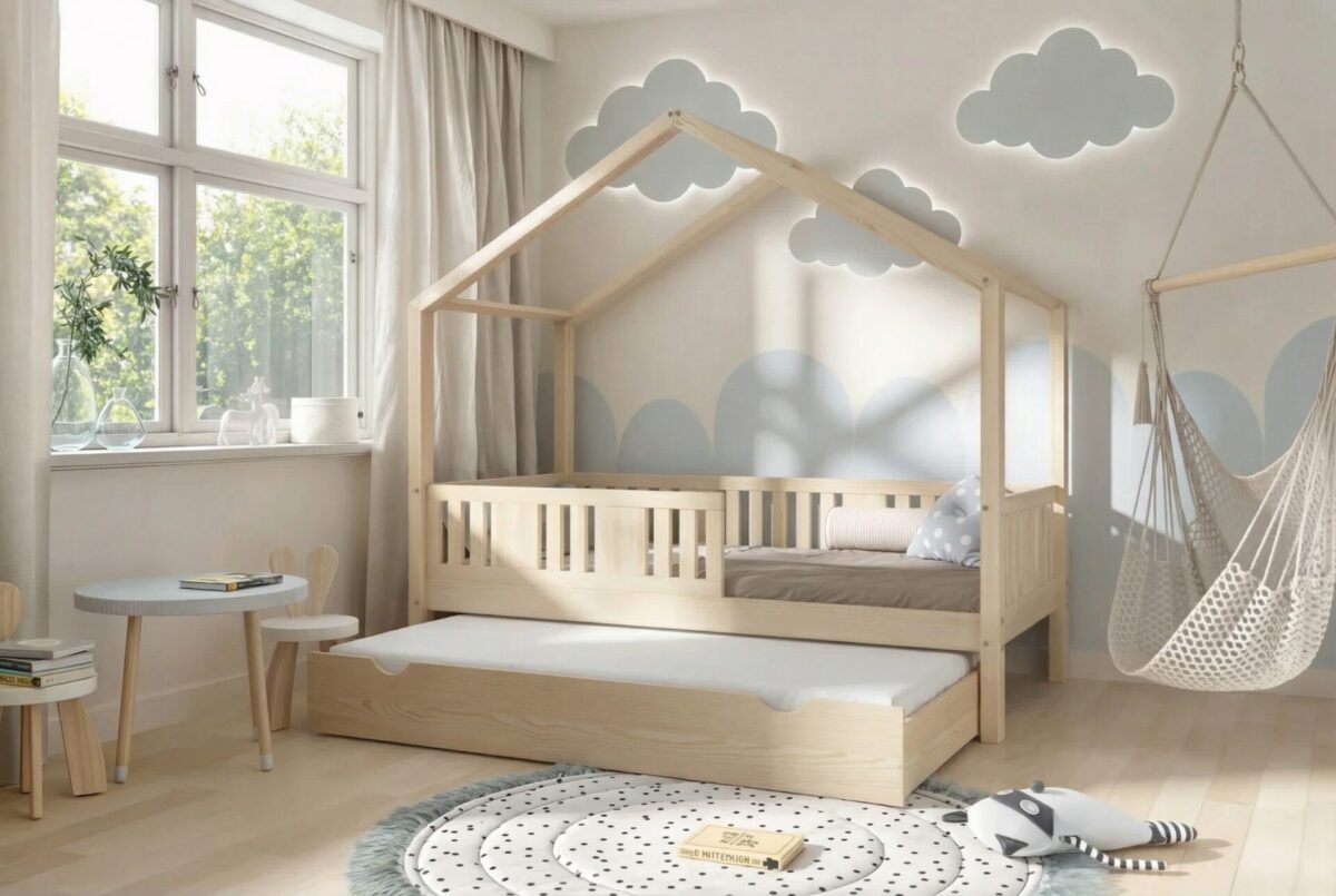 4lunetta Kinderbett LUNETTA mit Schublade