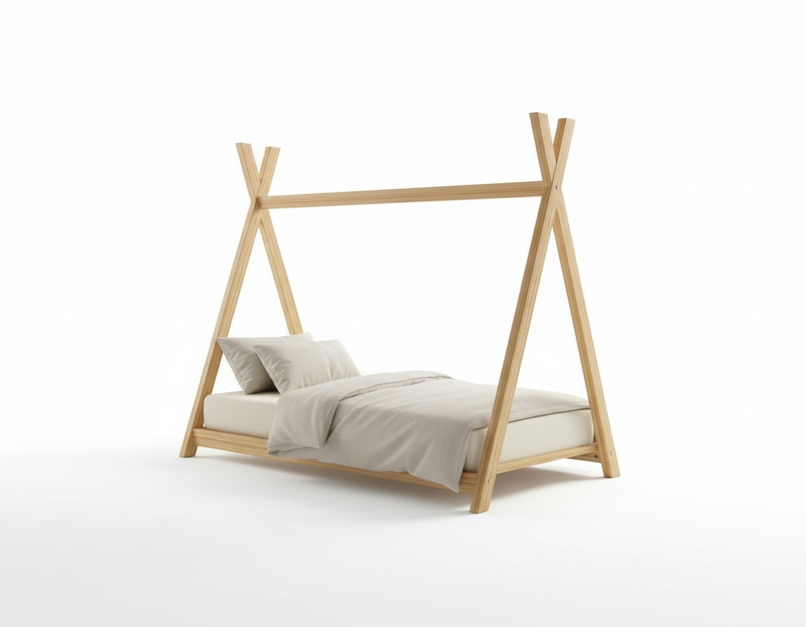 tipi6 Tipi-Bett aus Kiefernholz