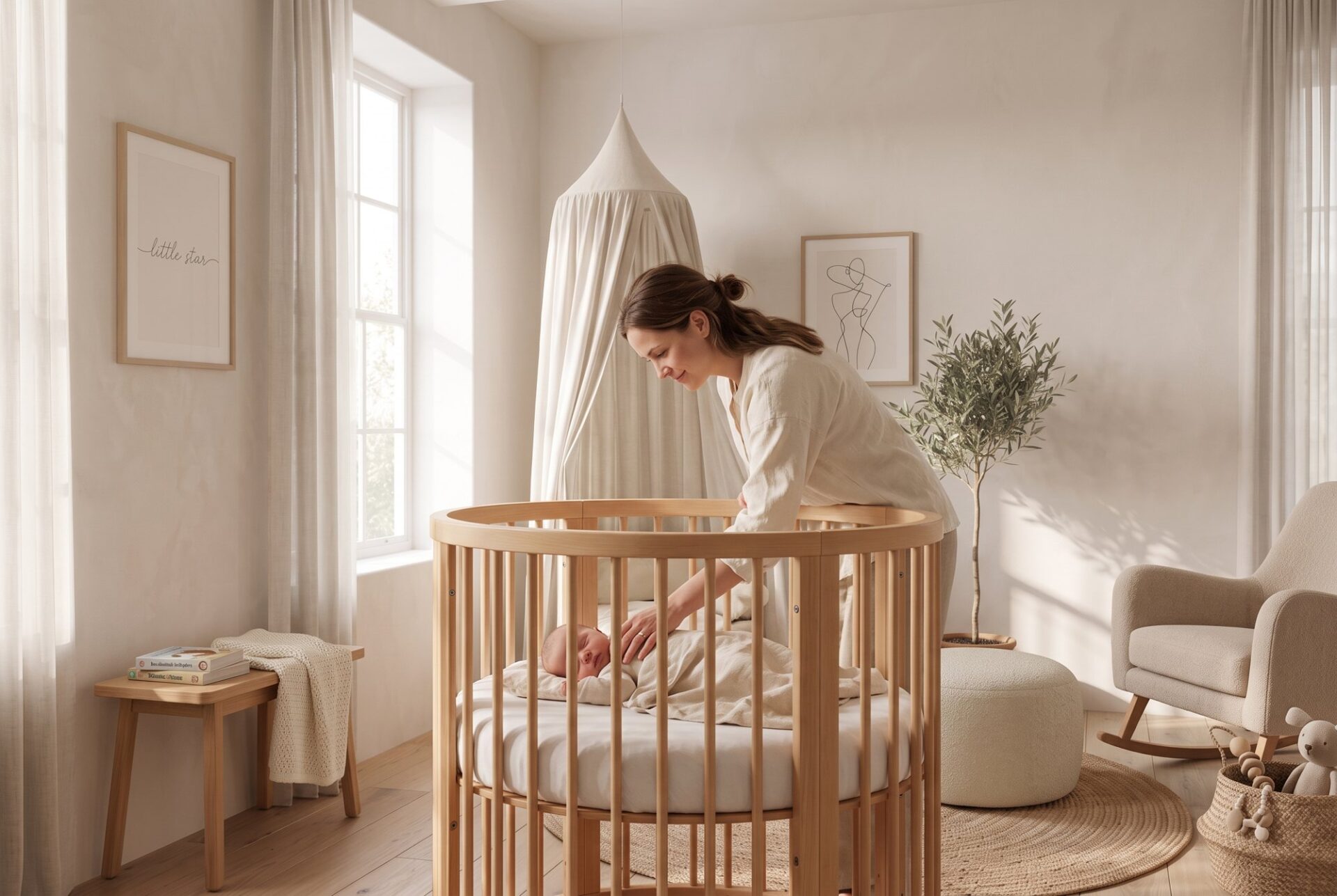 NOVA 7-in-1 Cot Bed – story time together