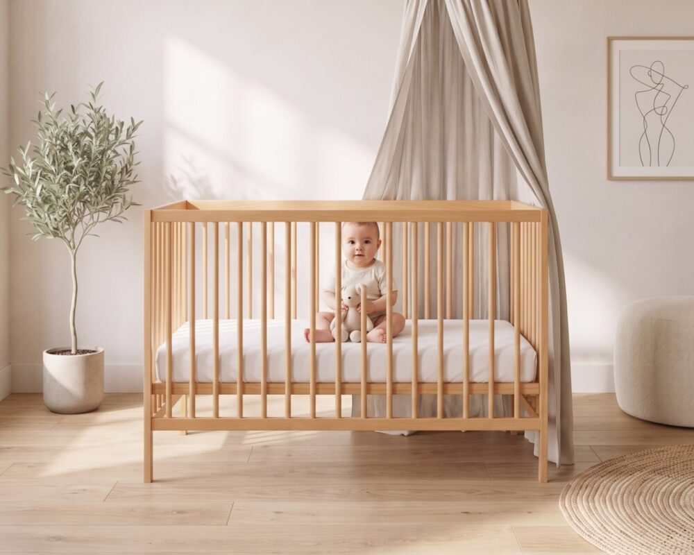 Child in the VERA Cot Bed