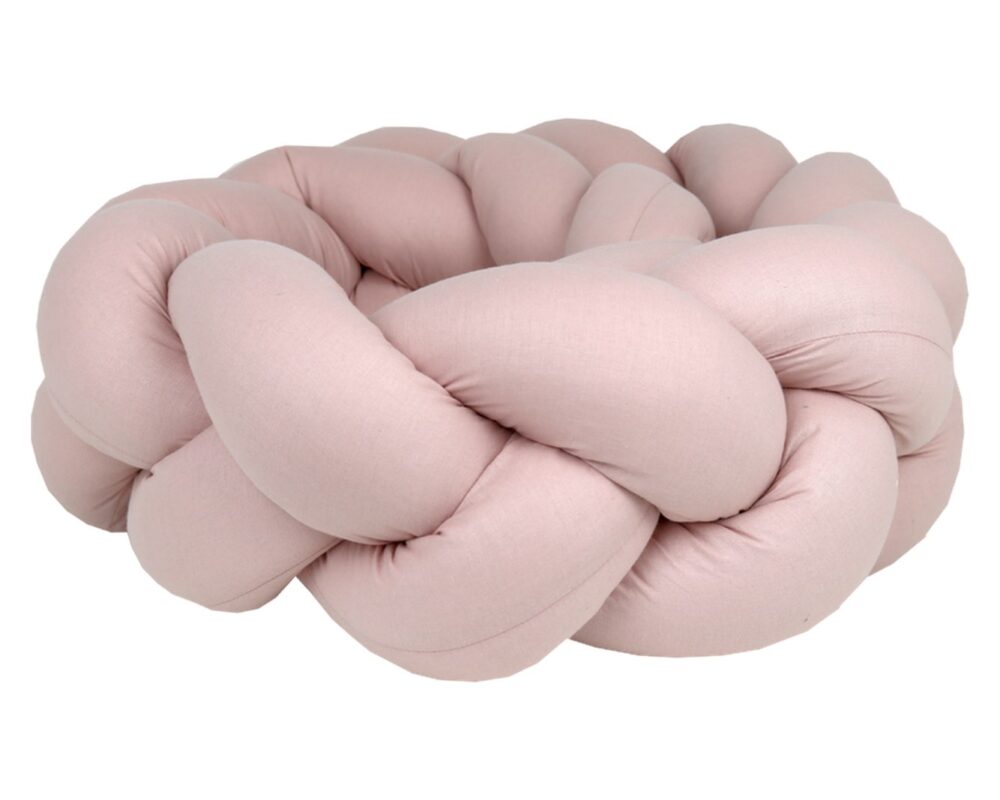 Braided Bumper Cotton, 3 Strands – Dusty Pink