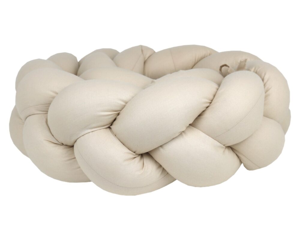 Braided Bumper Cotton, 3 Strands – Beige