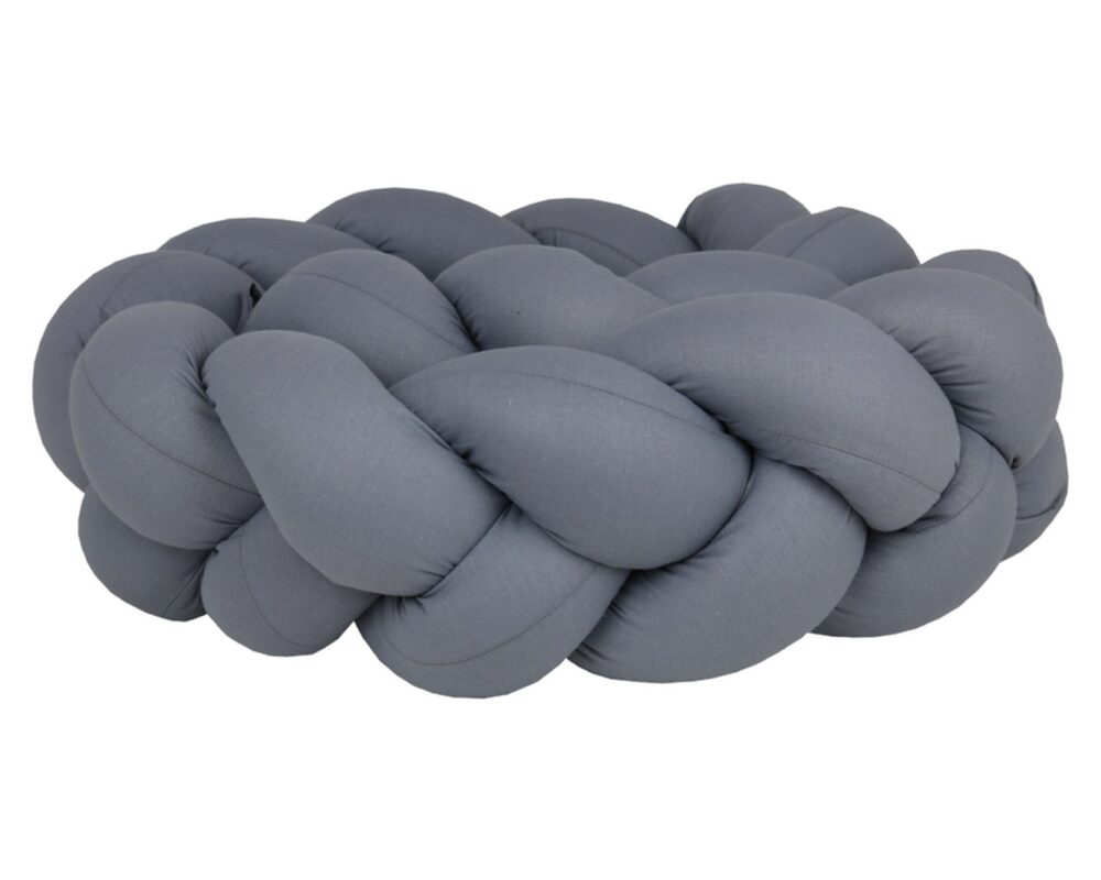 Braided Bumper Cotton, 3 Strands – Dark Grey