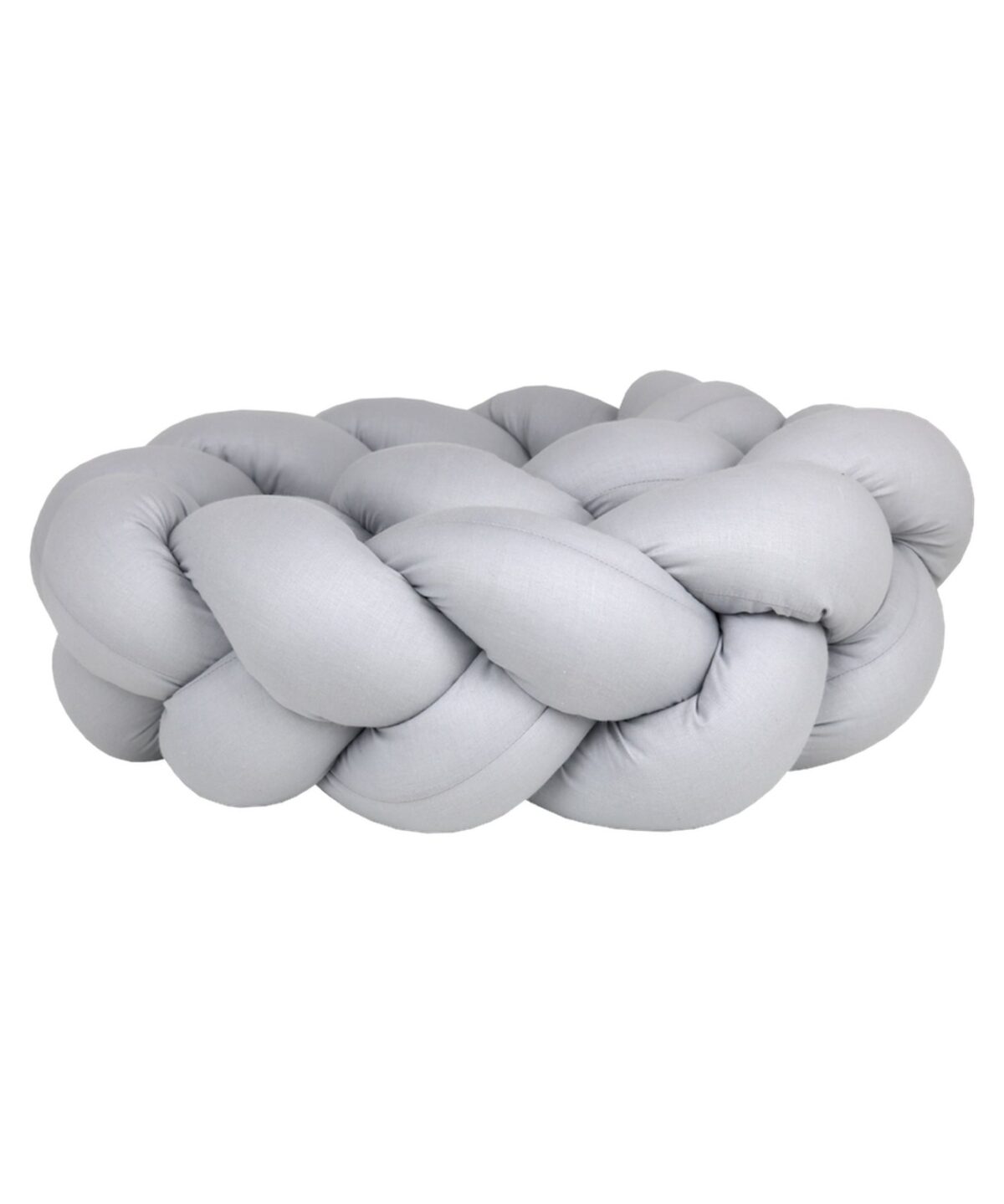 Braided Bumper Cotton, 3 Strands – Light Grey Braided Bumper Cotton, 3 Strands – Light Grey