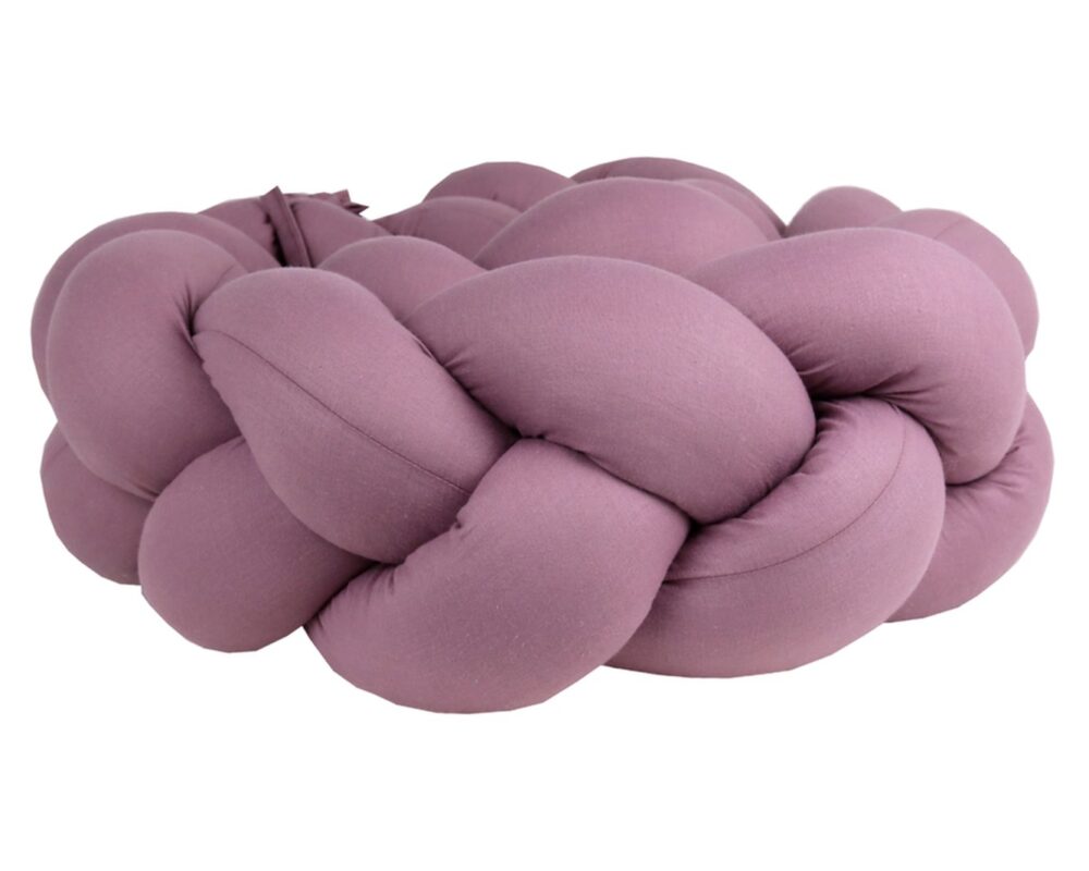 Braided Bumper Cotton, 3 Strands – Plum