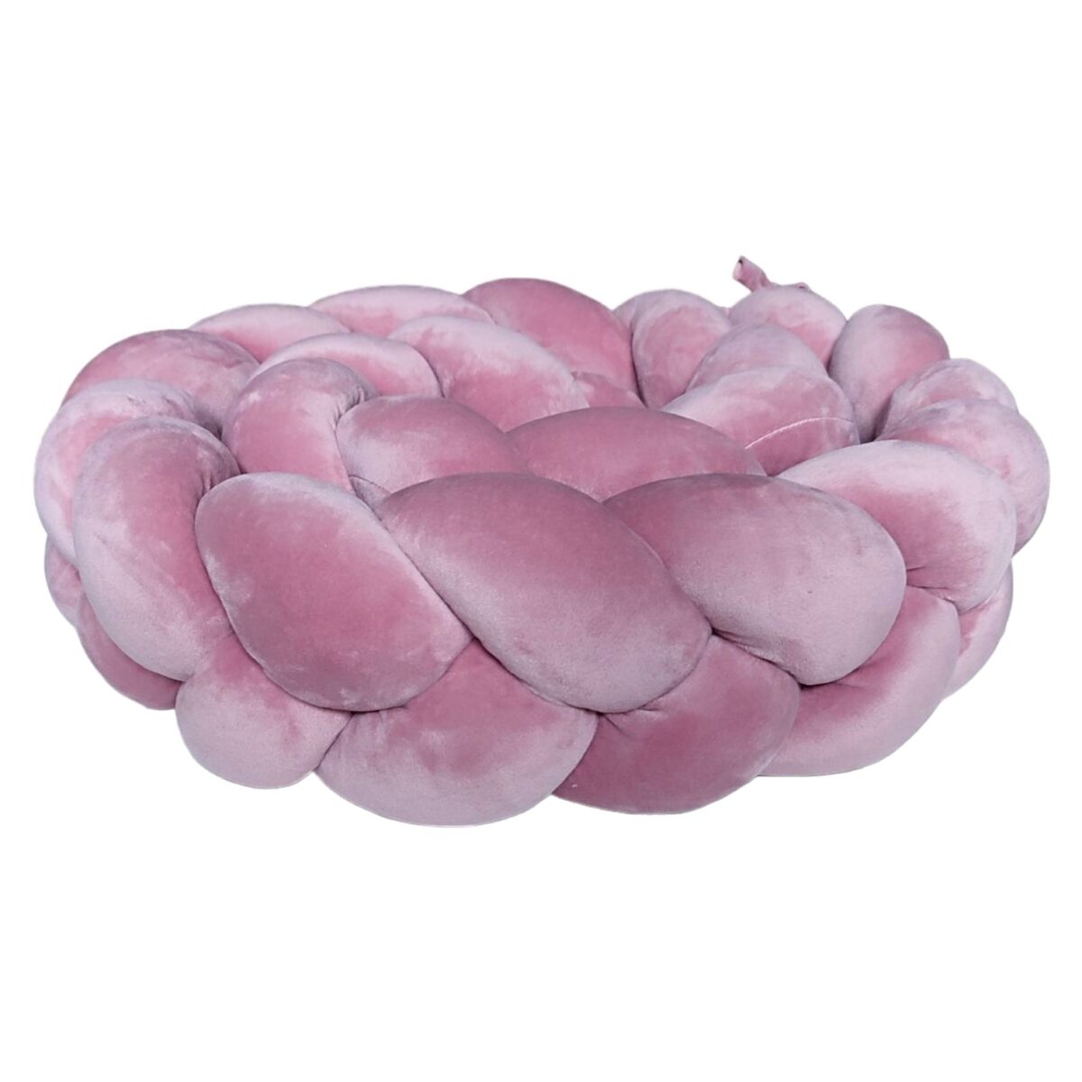 Braided Bumper Velvet, 3 Strands – Dusty Pink