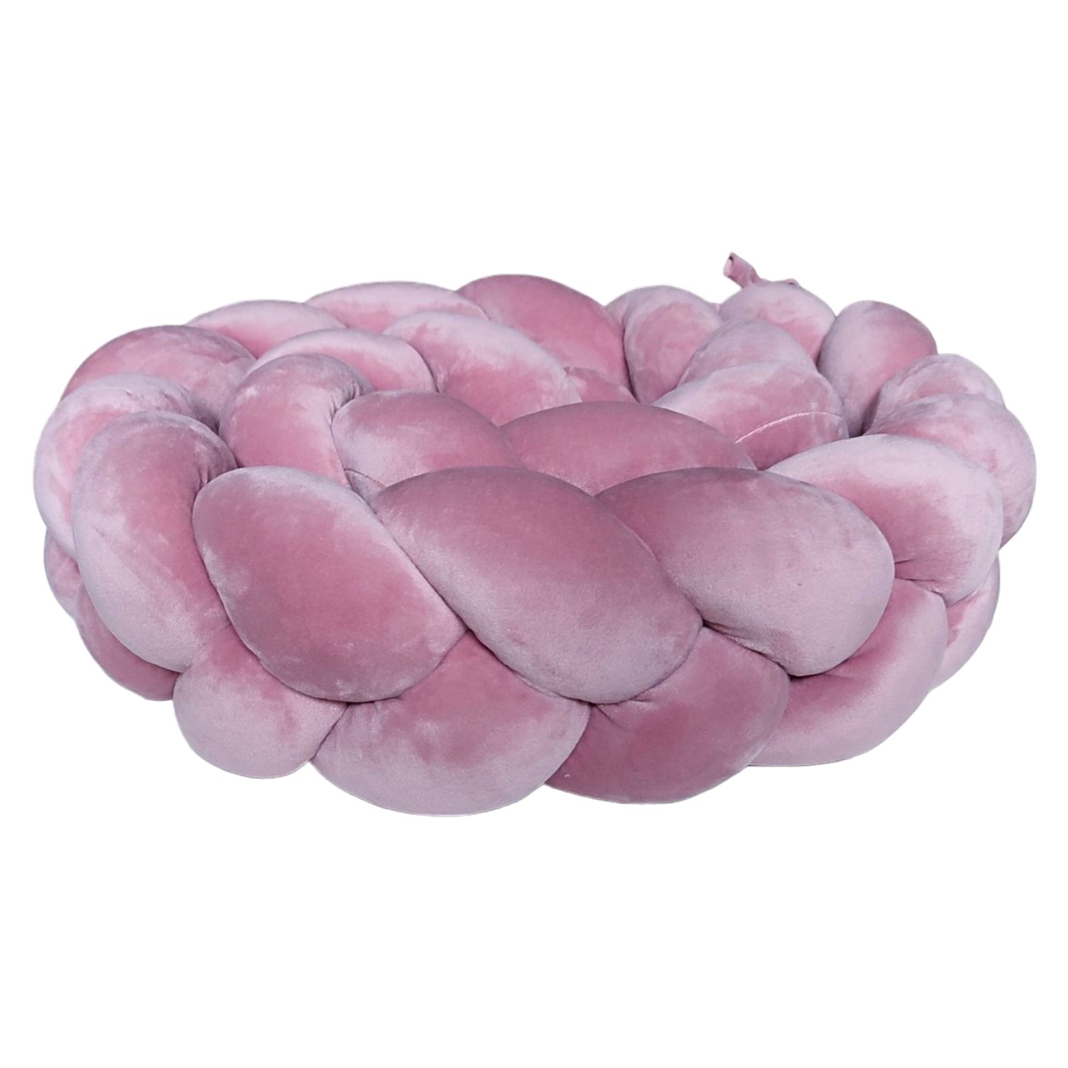 Braided Bumper Velvet, 3 Strands – Dusty Pink