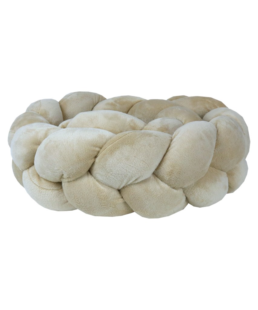 Braided Bumper Velvet, 3 Strands – Beige