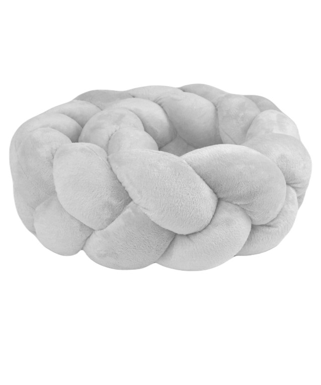 Braided Bumper Velvet, 3 Strands – Light Grey Braided Bumper Velvet, 3 Strands – Light Grey