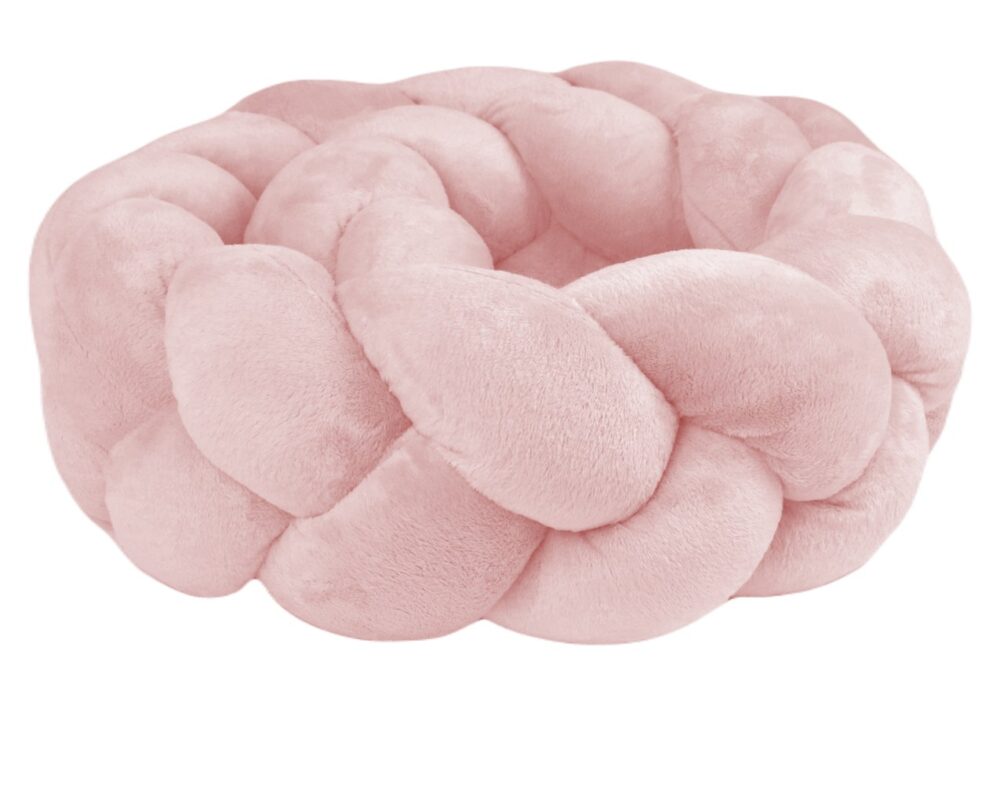 Braided Bumper Velvet, 3 Strands – Powder Pink Braided Bumper Velvet, 3 Strands – Powder Pink