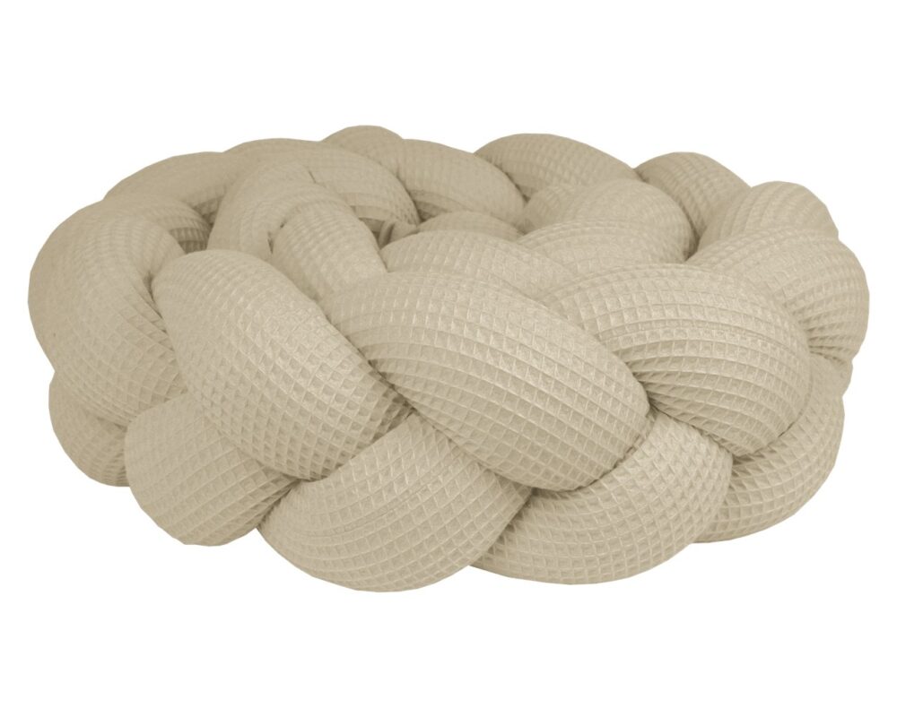 Braided Bumper Waffle Piqué, 3 Strands – Beige Braided Bumper Waffle Piqué, 3 Strands – Beige