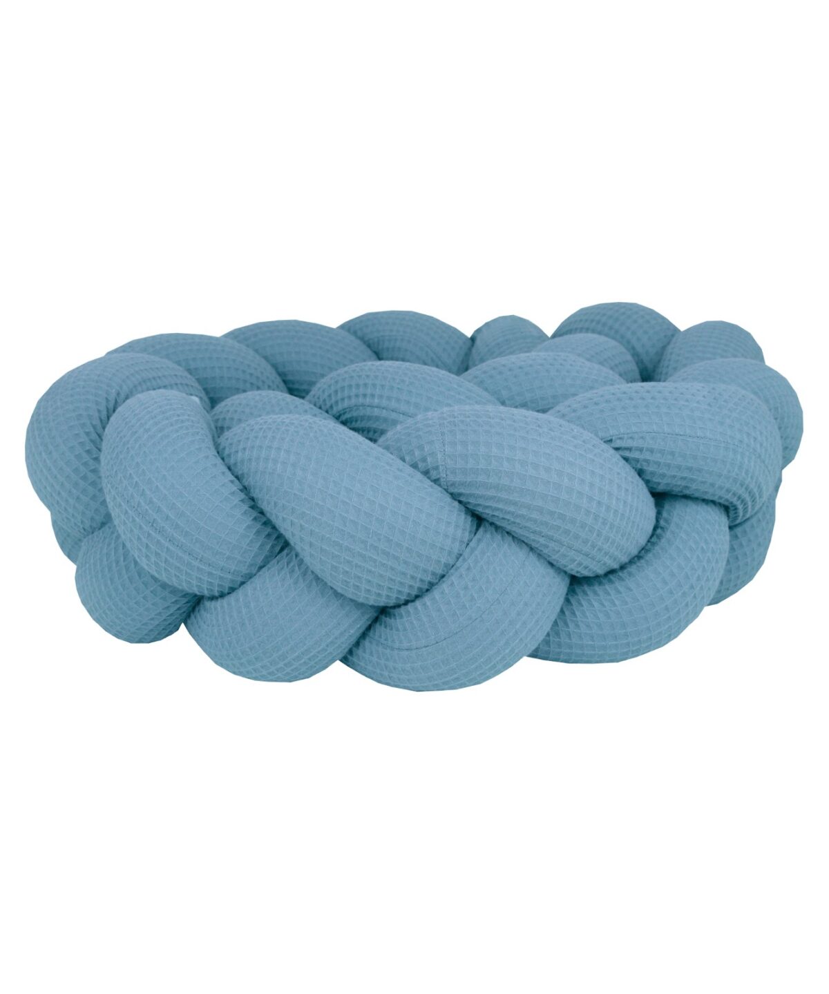 Braided Bumper Waffle Piqué, 3 Strands – Denim Blue