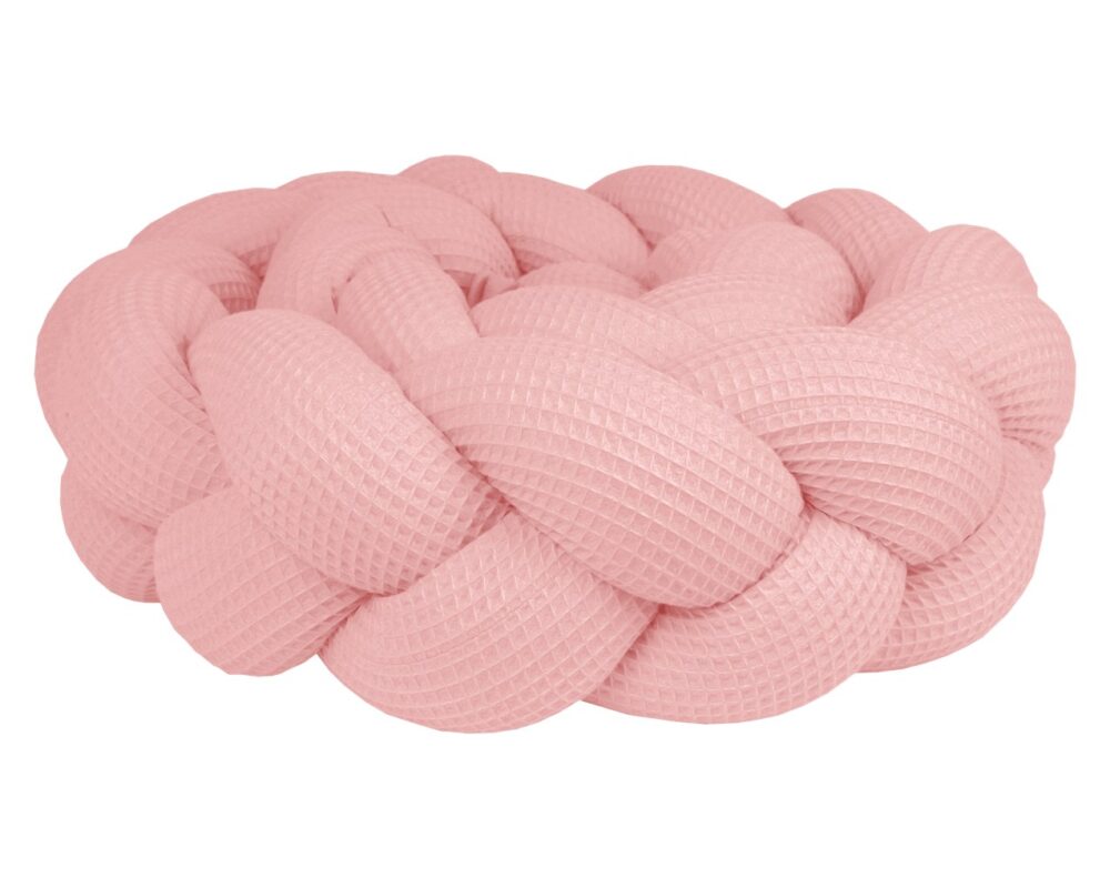 Braided Bumper Waffle Piqué, 3 Strands – Coral Braided Bumper Waffle Piqué, 3 Strands – Coral
