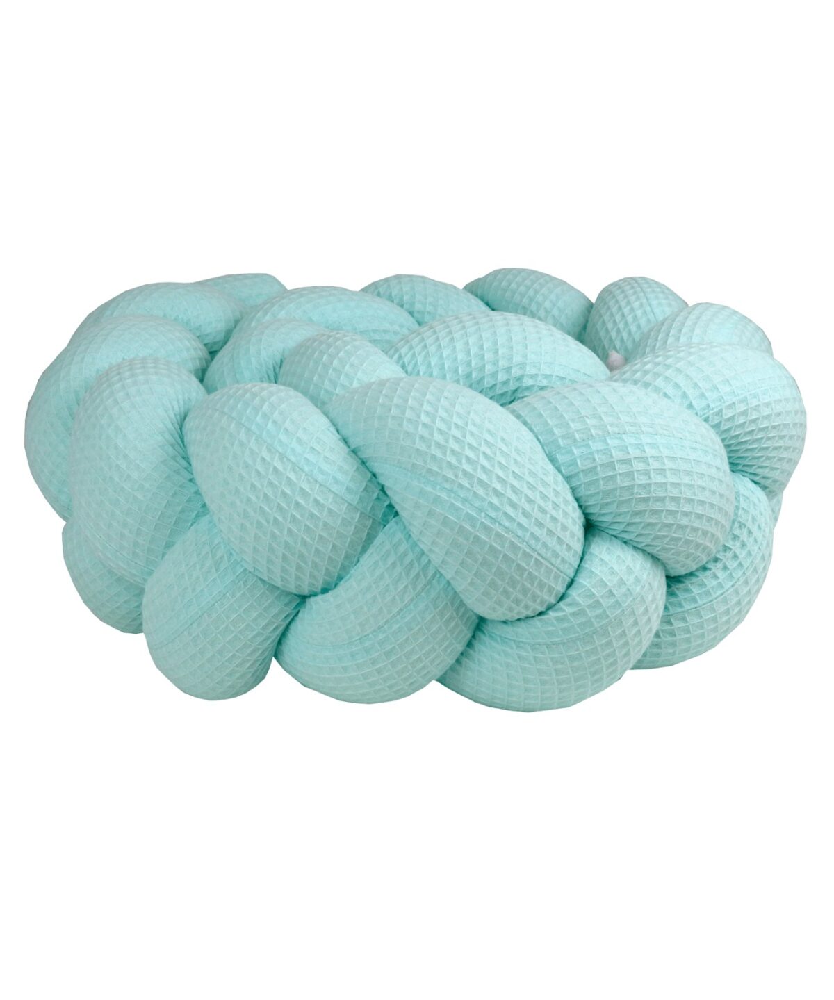 Braided Bumper Waffle Piqué, 3 Strands – Mint