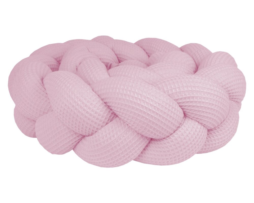 Braided Bumper Waffle Piqué, 3 Strands – Pink Braided Bumper Waffle Piqué, 3 Strands – Pink
