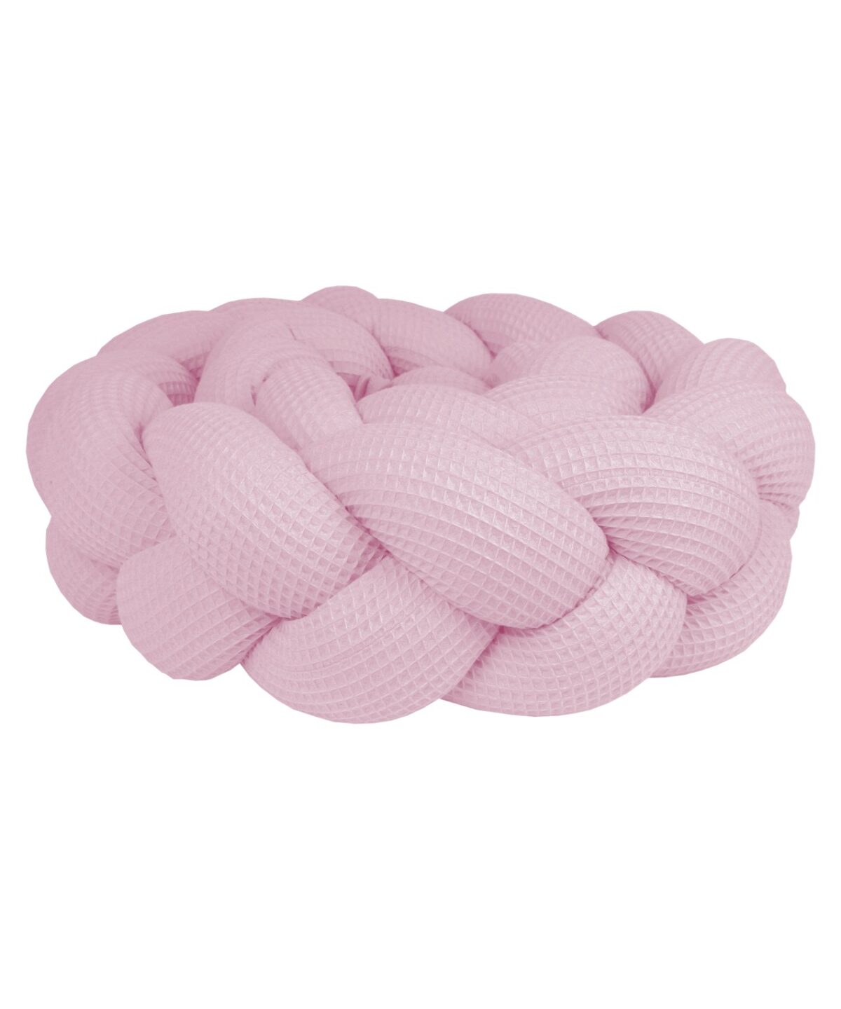 Braided Bumper Waffle Piqué, 3 Strands – Pink