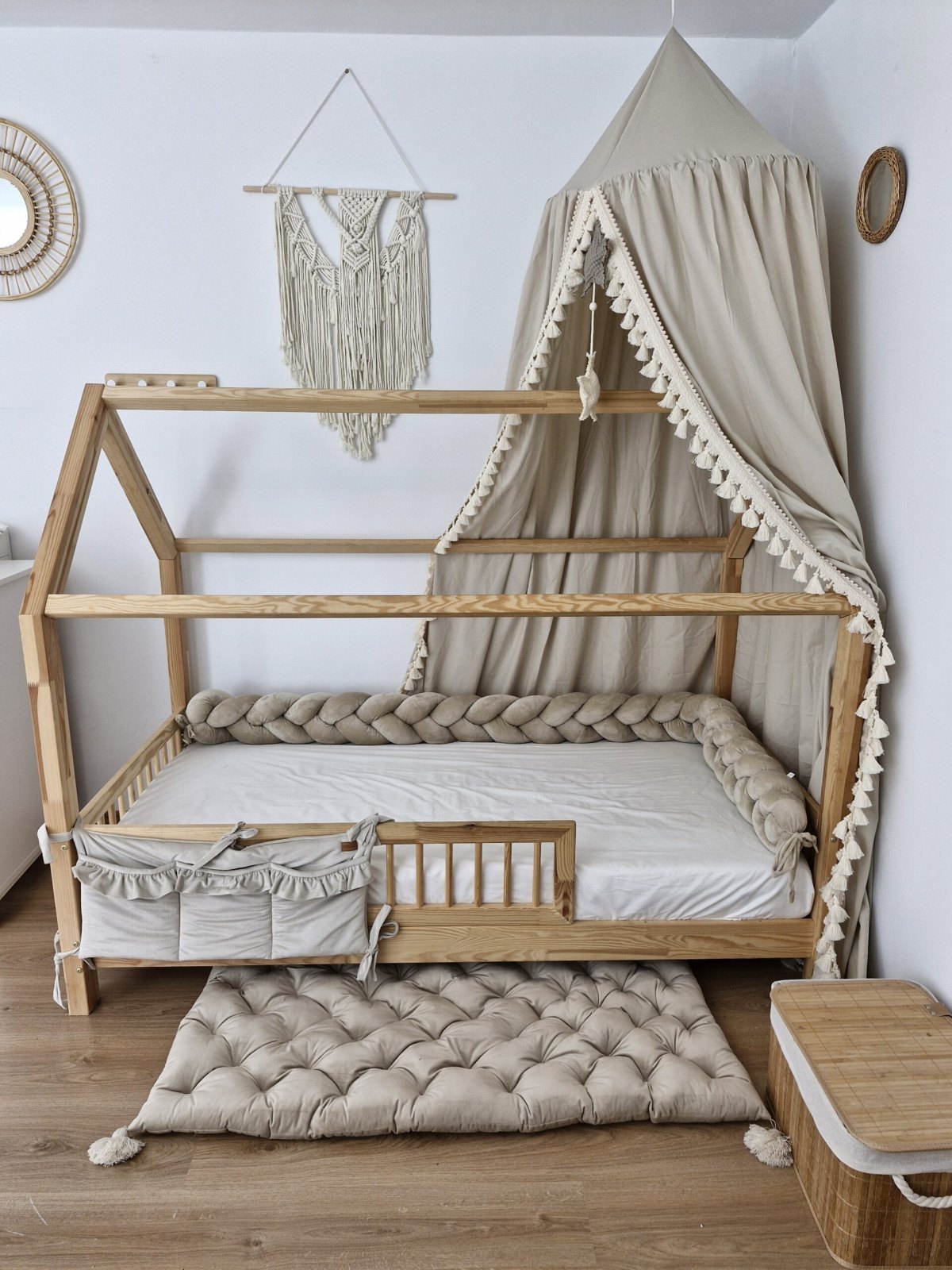 Boho Cotton Canopy – Ceiling Mounted Boho Cotton Canopy – Ceiling Mounted