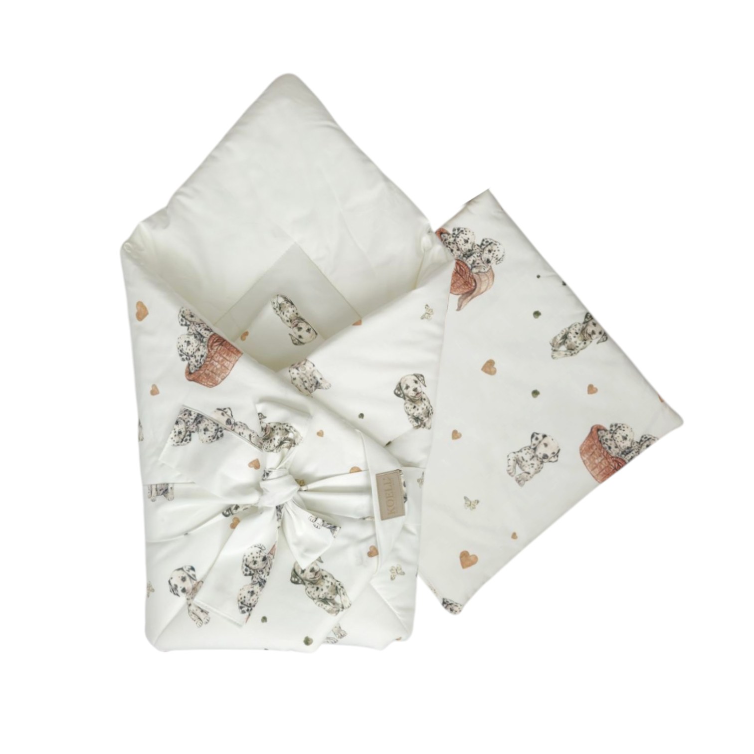 2-in-1 Swaddle Wrap 75 × 75 cm with Pillow 35 × 35 cm – Dalmatians 2-in-1 Swaddle Wrap 75 × 75 cm with Pillow 35 × 35 cm – Dalmatians