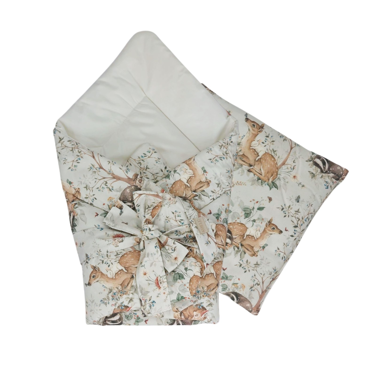 2-in-1 Swaddle Wrap 75 × 75 cm with Pillow 35 × 35 cm – Sleeping Animals 2-in-1 Swaddle Wrap 75 × 75 cm with Pillow 35 × 35 cm – Sleeping Animals