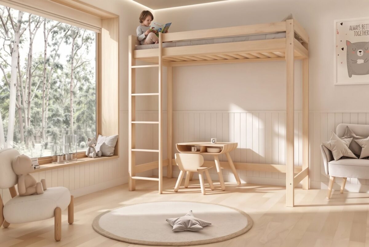 AVELA 160cm Bunk Bed – everyday life Letto a soppalco AVELA 160 cm – nella vita di tutti i giorni