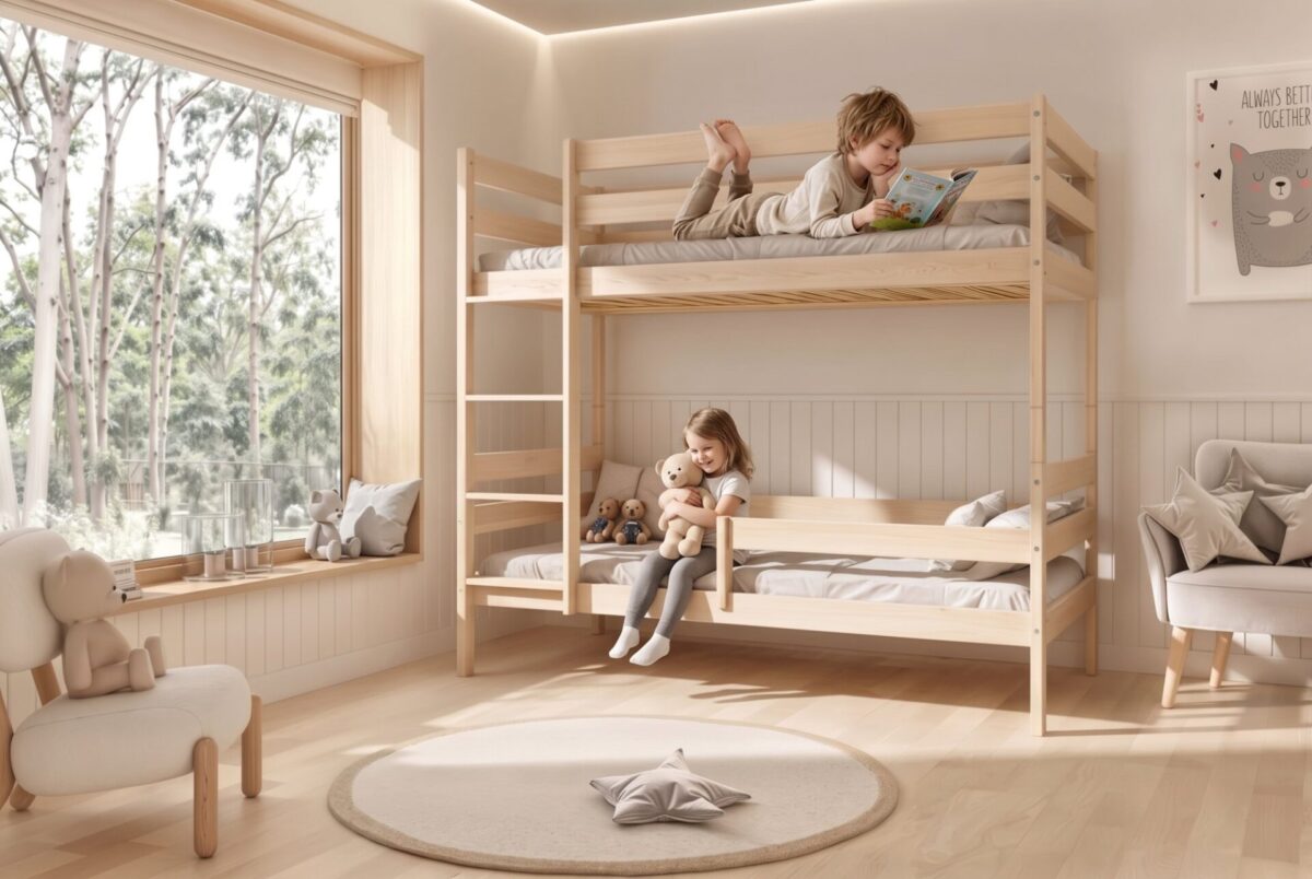 Seri Lux Bunk Bed – story time together