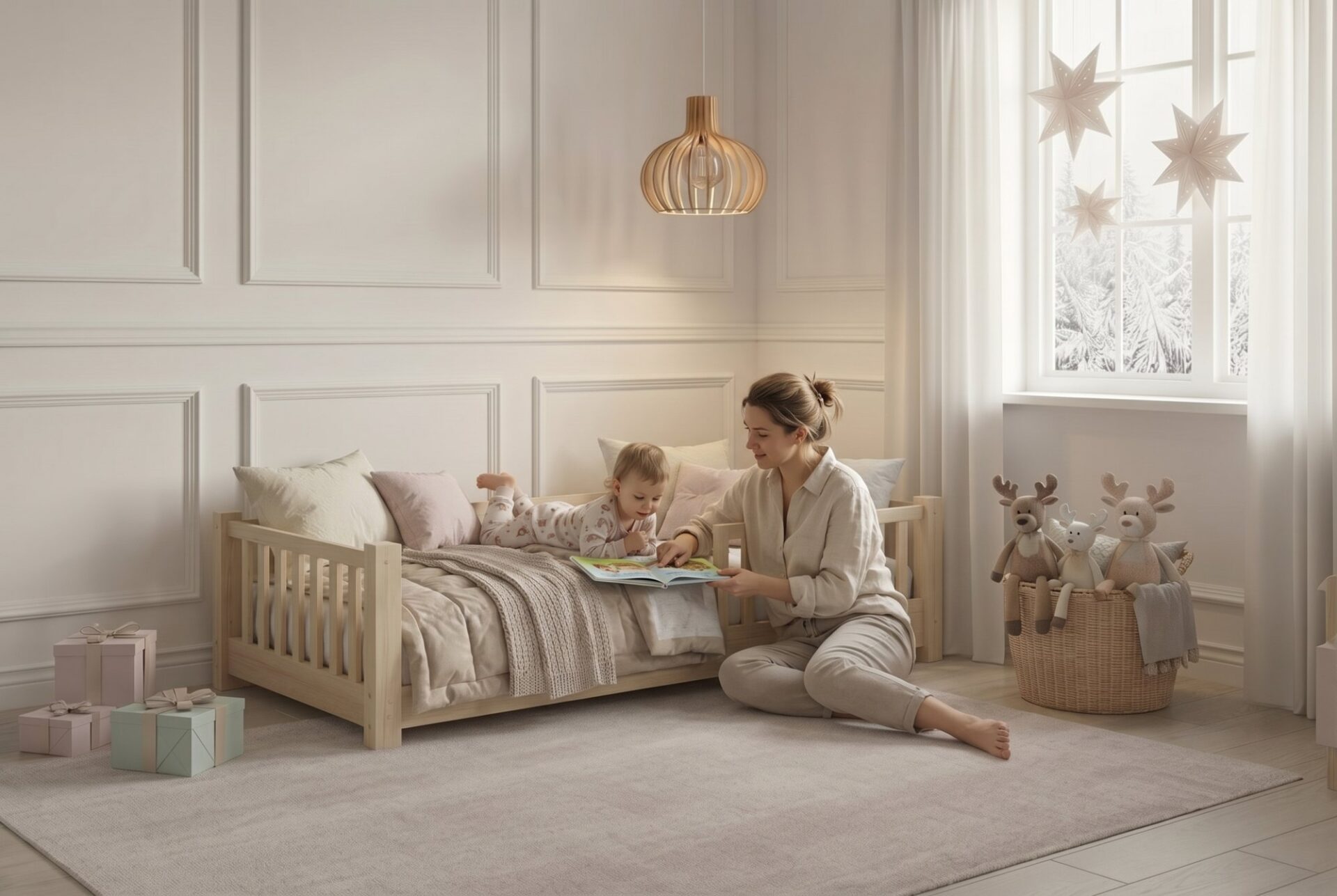 ANELLA Mini Children’s Bed – story time together ANELLA Mini Children’s Bed – story time together