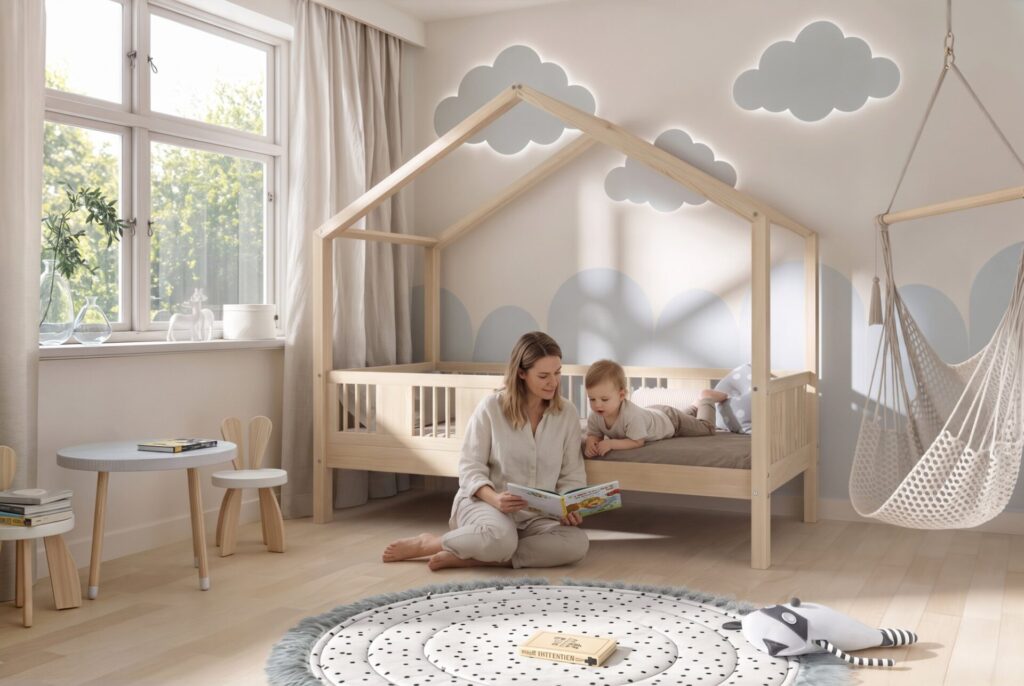 ASTRIA Children’s Bed – story time together