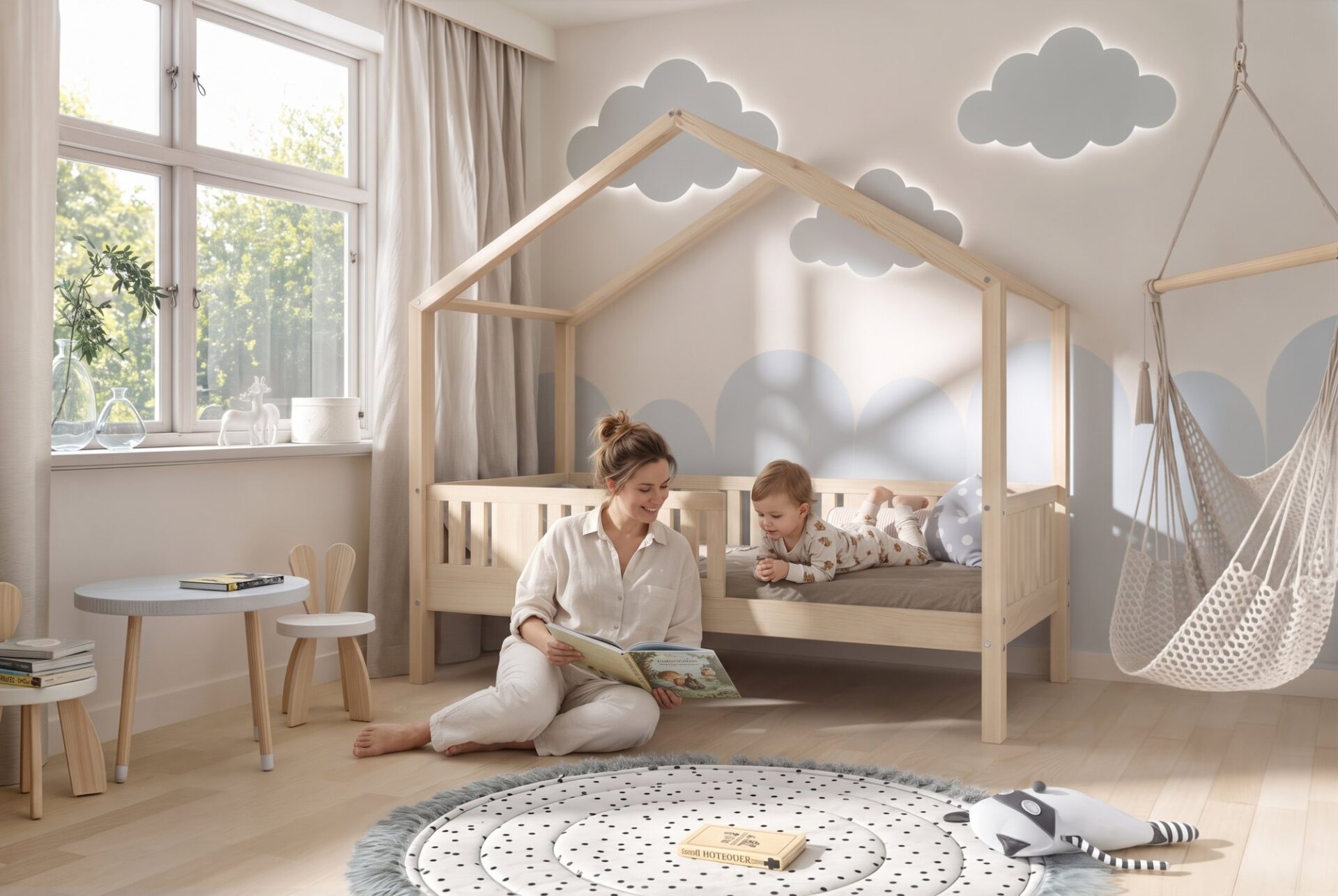 LUNETTA Children’s Bed – story time together