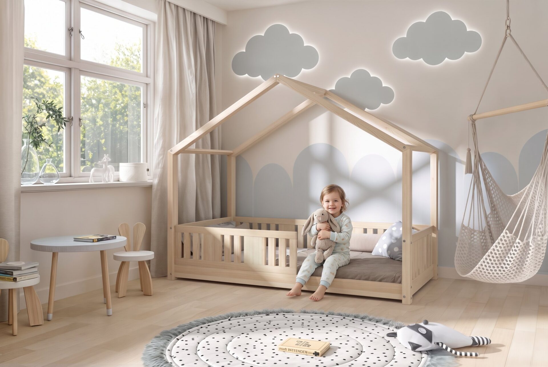 LUNETTA Mini Children’s Bed – everyday life Letto per bambini LUNETTA Mini – nella vita di tutti i giorni