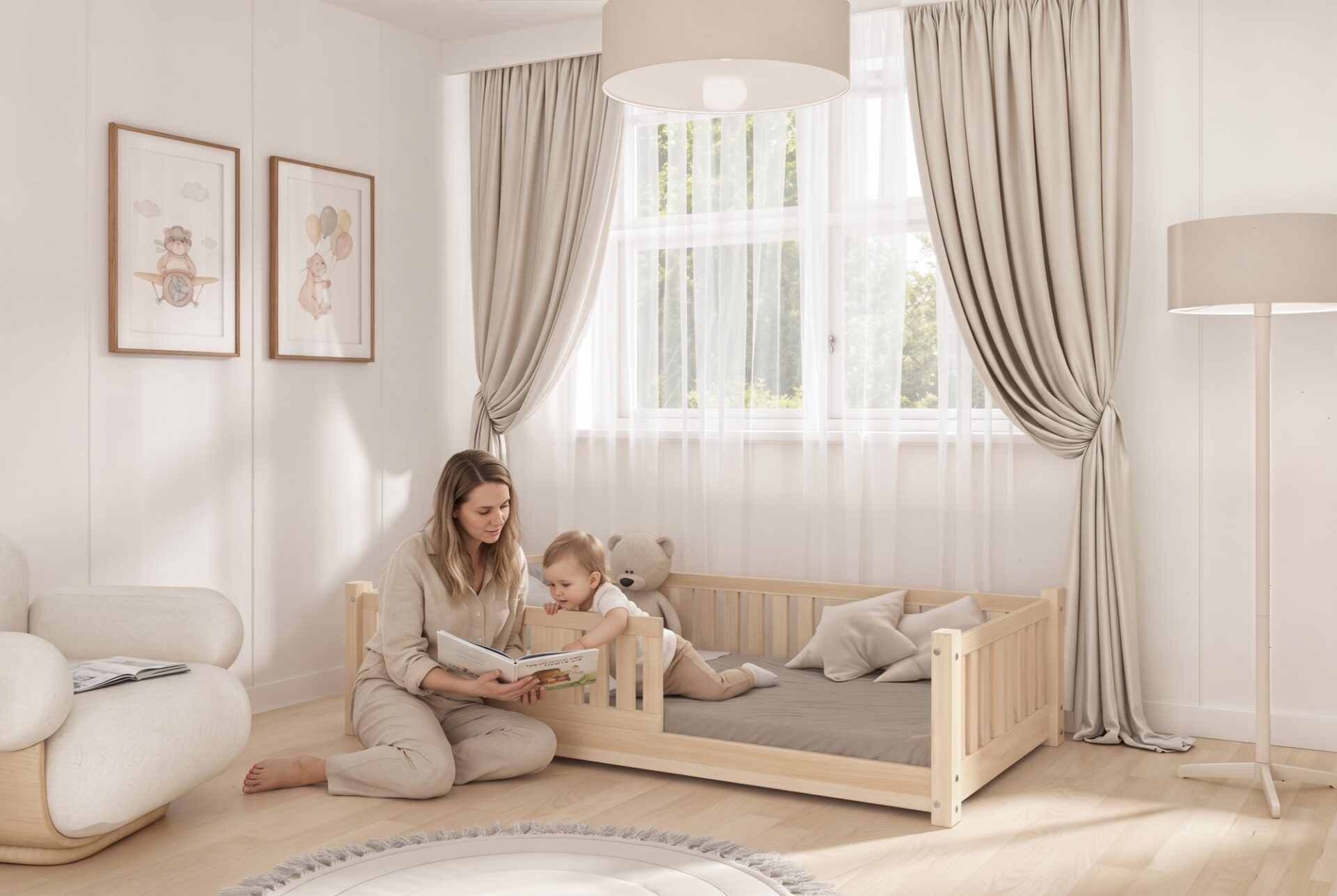 NIKO Mini Children’s Bed – story time together NIKO Mini Children’s Bed – story time together