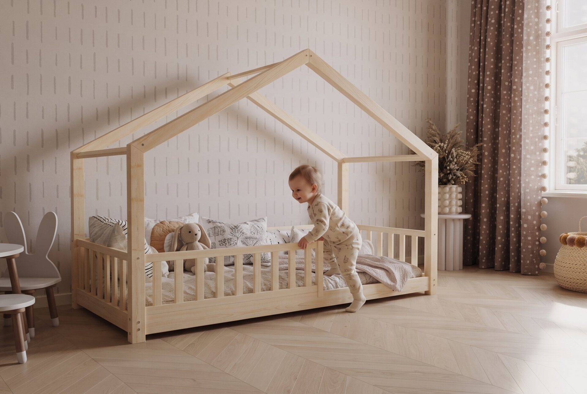 Kinderbett SELVIA mini – im Alltag