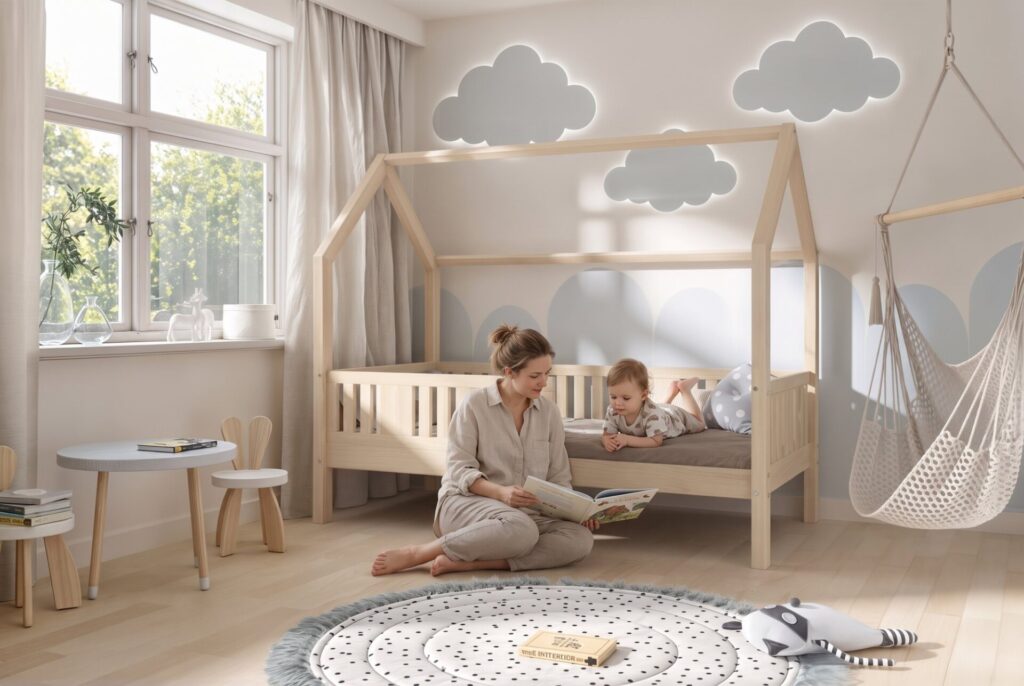 STELLIA Children’s Bed – story time together