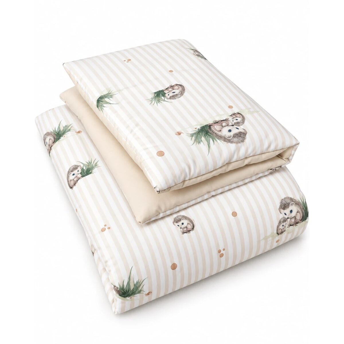 Children's Duvet and Pillow Set – Hedgehogs Children's Duvet and Pillow Set – Hedgehogs